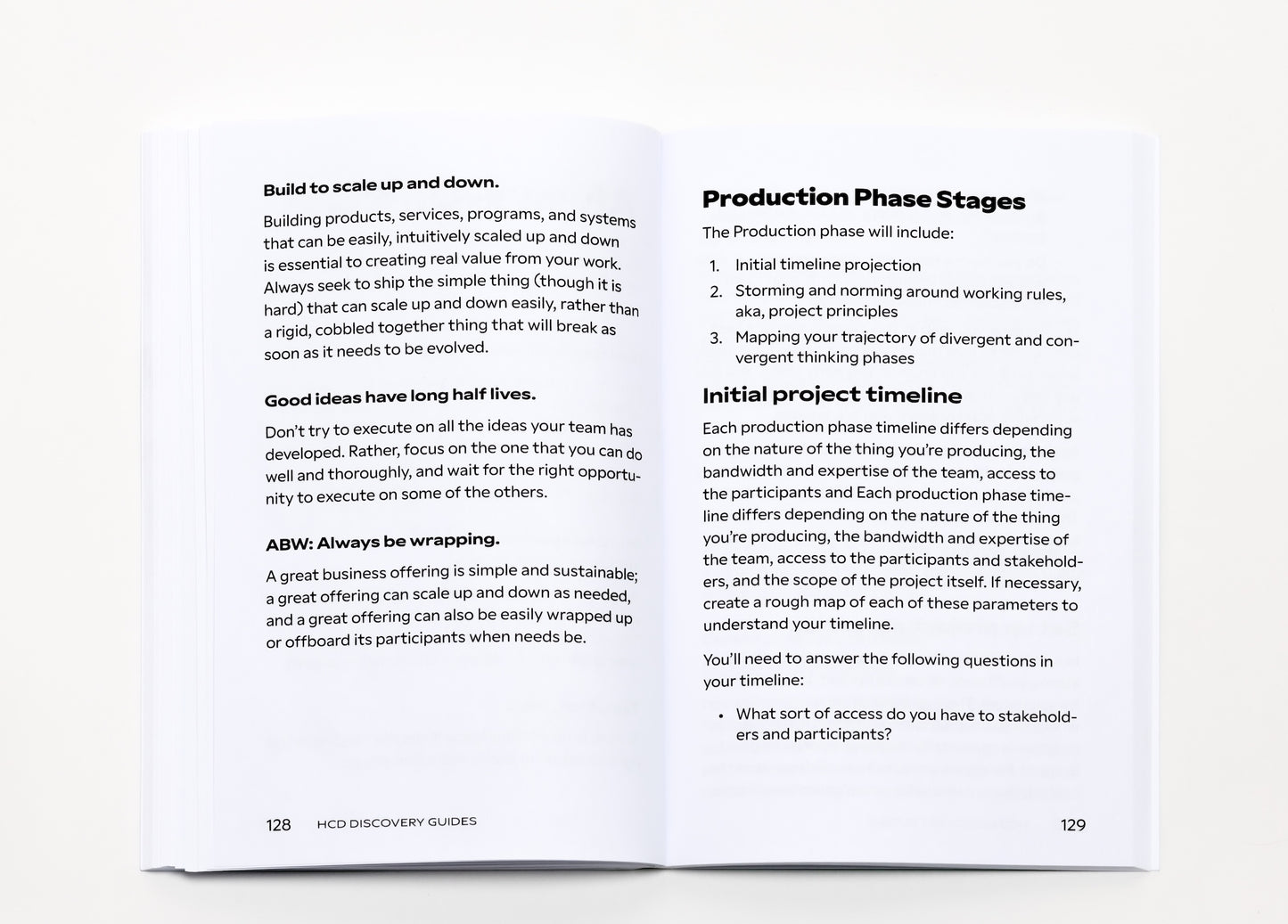 The HCD Production Guide